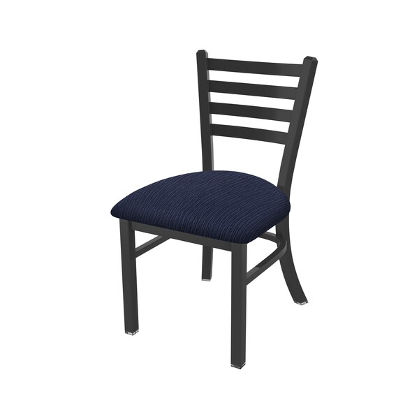 400 Jackie 18" Chair with Pewter Finish and Graph Anchor Seat
